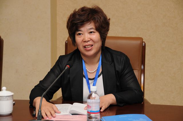 山东职业学院副院长祝瑞花教授发言
